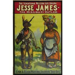 Jesse James Poster With Black Subjects 
