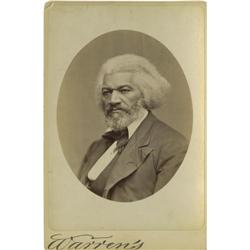 Cabinet Photo of Frederick Douglass by Warren 
