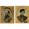 Image 1 : Two Fine Civil War Soldier Tintypes. 
