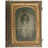 Image 1 : Civil War Union Soldier Tintype in a Union Case 