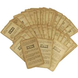 1860's Extremely Rare Civil War Card Game. 