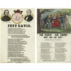 Charles Magnus Jefferson Davis Songsheets 