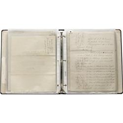 Union Captain's Archive With Edwin Stanton DS 