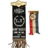 2 Texas U.C.V. Ribbon Badges by Whitehead & Hoag 