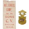 Dallas, Texas U.C.V. and Sons C.V. Memorabilia 
