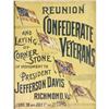 1896 U.C.V. Richmond, Virginia Reunion Poster 