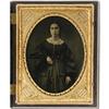 Beautiful 1/4 Plate Cased Image of Lady 