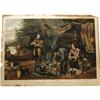 Currier & Ives "A Good Time Coming" Lithograph. 