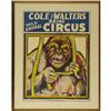 Cole & Waters Circus Poster 