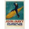Join the Navy-The Service for Fighting Men. 