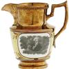 Image 1 : Medium-Size Andrew Jackson Copper Luster Pitcher 