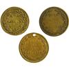 Image 2 : 5 -1824 Andrew Jackson Election Tokens in Brass. 