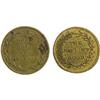 Image 4 : 5 -1824 Andrew Jackson Election Tokens in Brass. 