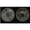 Image 1 : Pair Henry Clay Glass Cup Plates, One Rare Type. 
