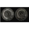 Image 2 : Pair Henry Clay Glass Cup Plates, One Rare Type. 