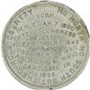 Image 2 : 1856 Millard Filmore Campaign Medal in WM 