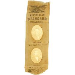 Lincoln and Hamlin "Republican Standard Bearers" 