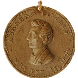 1860 Lincoln Protection To Honest Industry Medal 
