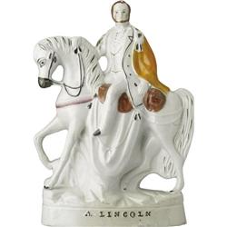 Large Civil War-Era Staffordshire Linoln Figure 
