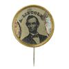 Image 1 : Fine 1864 Abraham Lincoln Pinback Ferrotype. 