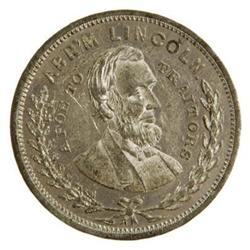 1864 Lincoln and McClellan "No Compromise" Pair. 