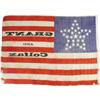 Image 2 : 1868 Grant and Colfax Silk Political Flag. 