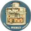 Image 1 : Wonderful 1900 William McKinley "Factory Pin". 