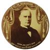 Image 1 : Large 4" William McKinley Memorial Button 