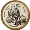 Image 1 : McKinley and Hobartt "Bicycle Built for Two" Pin 