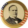 Image 3 : 2 1/8" McKinley and Roosevelt Button Pair. 
