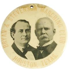 Bryan-Stevenson "Marching Club" 4" Jugate Button 