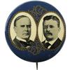 Image 1 : McKinley-Roosevelt Jugate Button 1 3/4" 