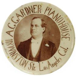 Bryan Button with Pianohouse Advertisement. 