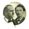Image 1 : Rare 1896 Bryan and Watson 7/8" Jugate Button. 