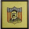 Image 1 : Teddy Roosevelt Hand-Stiched Banner 