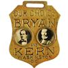 Image 1 : Very Scarce 1908 Bryan and Kern Jugate Watch Fob 