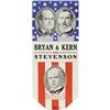 Image 1 : 1908 Ribbon Featuring Bryan, Kern,and Stevenson. 