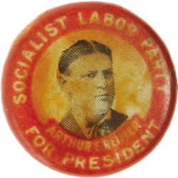 Arthur Reimer, Socialist Labor Lapel Stud. 