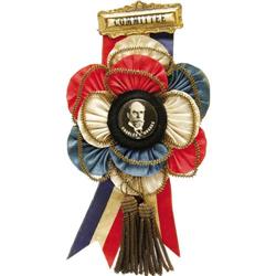 Charles Hughes Committee Ribbon with Celluloid. 