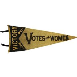 Victory and Votes For Women Pennant 