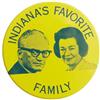 Rare Barry and Peggy Goldwater Jugate Button 