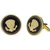 Image 1 : Jimmy Carter VIP Cobalt Presentation Cufflinks 