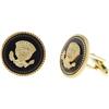Image 1 : George W.Bush Cobalt Presentation Cufflinks. 