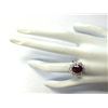 Image 4 : 3.38 CTW Natural Ruby And Diamond Ring 14K Solid White Gold