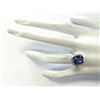 Image 4 : 4.40 CTW Natural Tanzanite And Diamond Ring In 14K White Gold