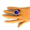 Image 5 : 22.92 CTW Natural Tanzanite 14K Solid White Gold Diamond Ring