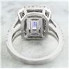 Image 4 : 5.23 CTW Tanzanite 18K White Gold Diamond Ring