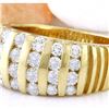 Image 2 : 1.55 CTW Natural Diamond 14K Solid Yellow Gold Ring