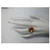Image 4 : 15.42 CTW Natural Citrine And Diamond Ring 18K Solid Yellow Gold
