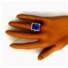 Image 5 : 10.44 CTW Natural Tanzanite 14K Solid White Gold Diamond Ring